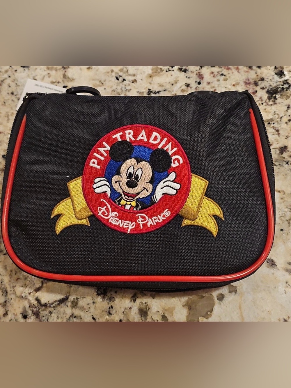 Disney Parks 25th Anniversary Pin Trading Bag Mickey Mouse